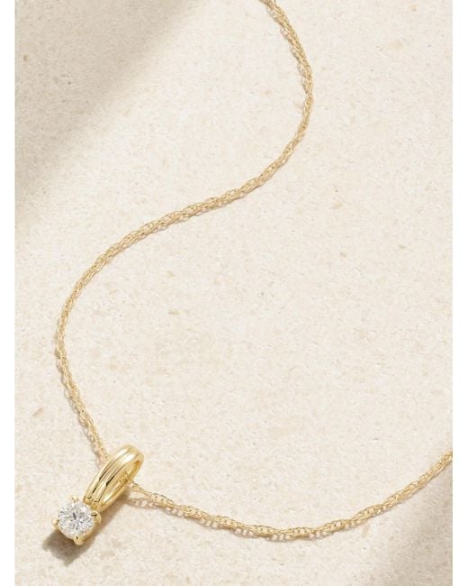 STONE AND STRAND Natural Flow 14-Karat Diamond Necklace