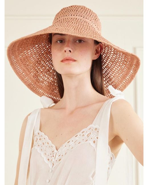 Chloé Natural Raffia Hat