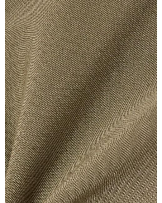 Frankie Shop Natural Roma Twill Shorts
