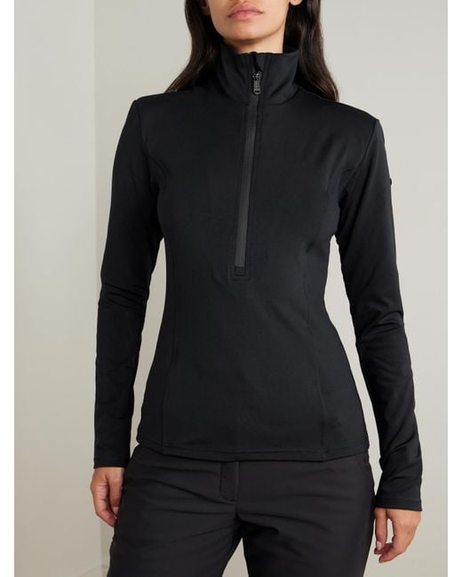 Goldbergh Black Odette Stretch Recycled-Jersey Base Layer