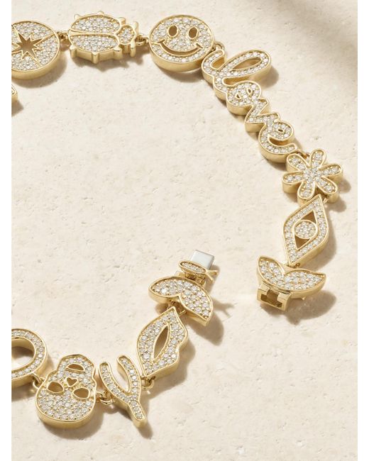 Sydney Evan Natural 15Th Anniversary 14-Karat Diamond Bracelet