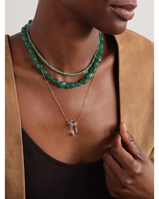 JIA JIA Green Arizona Quartz Necklace