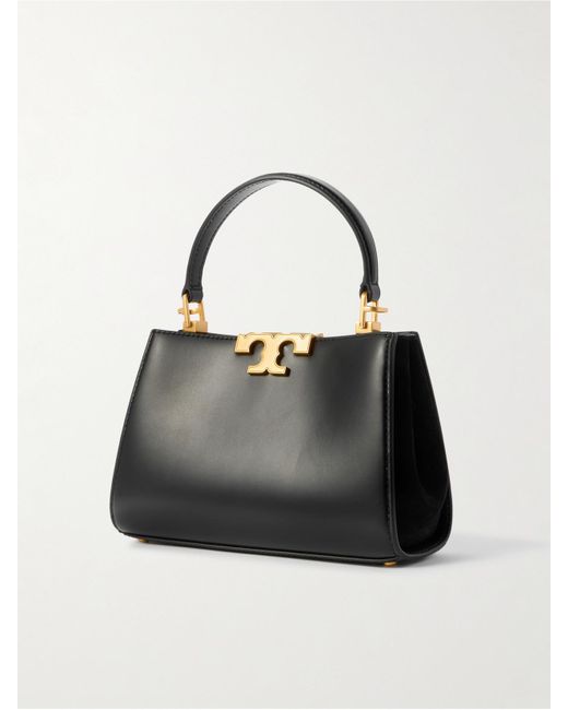 Tory Burch Black Eleanor Mini Schultertasche Aus Leder