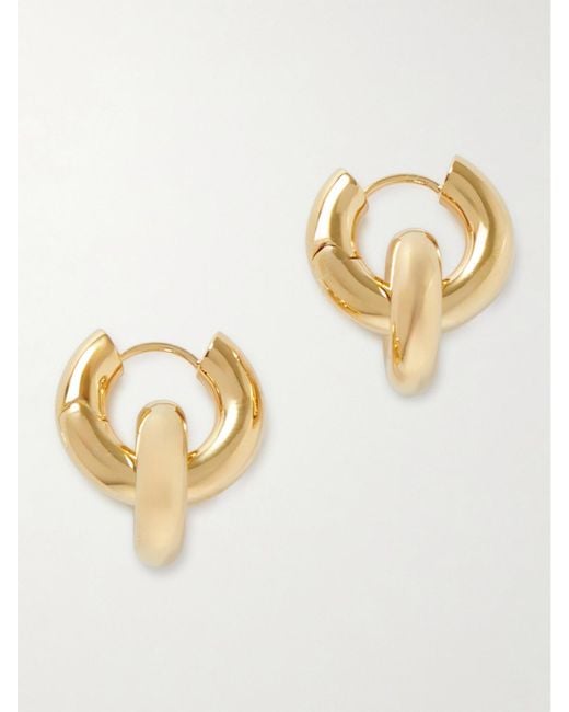 Boucles D'Oreilles En Plaqué Or The Esther LIE STUDIO en coloris Metallic