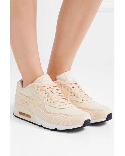 Nike Air Max 90 Leather, Corduroy And Mesh Sneakers | Lyst Canada