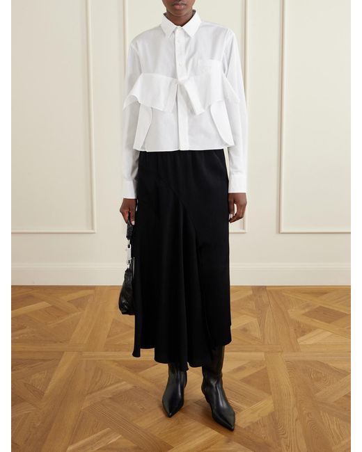 Sacai White Poplin Shirt