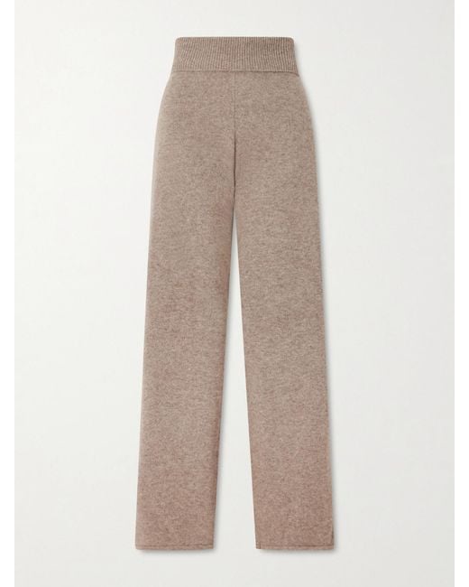 Skims Natural Straight-Leg Pants – Linen – Hose Mit Geradem Bein