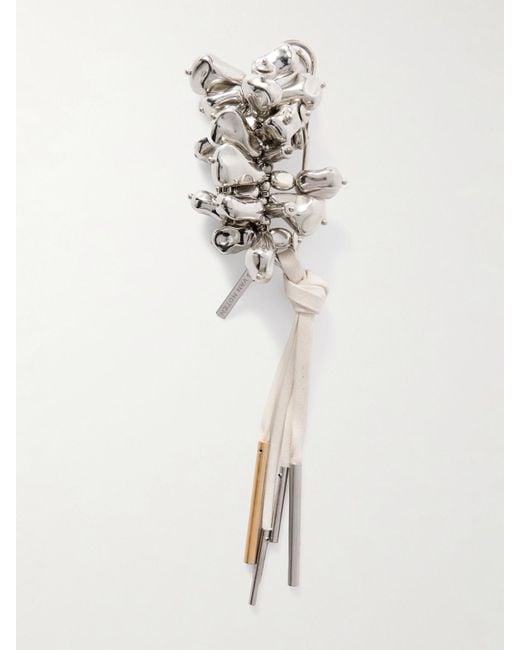 Dries Van Noten Natural And-Tone Brooch