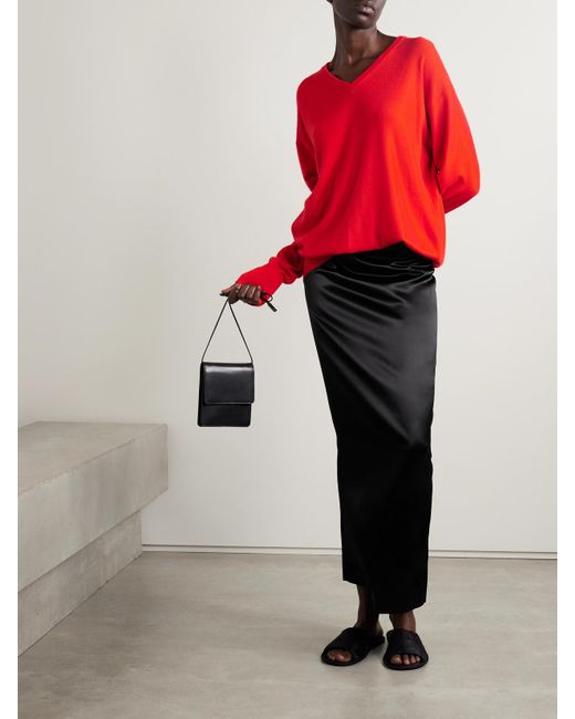 The Row Red Gracy Oversized-Pullover Aus Kaschmir