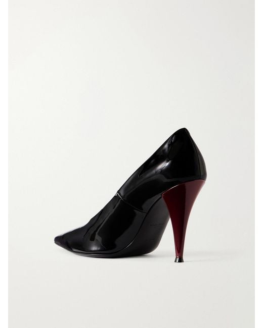 Givenchy Black Patent-Leather Pumps