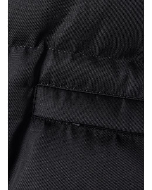 Moncler Black Vissec Quilted Drill Down Jacket
