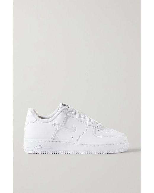 NIKE Air Force 1 '07 embellished leather sneakers