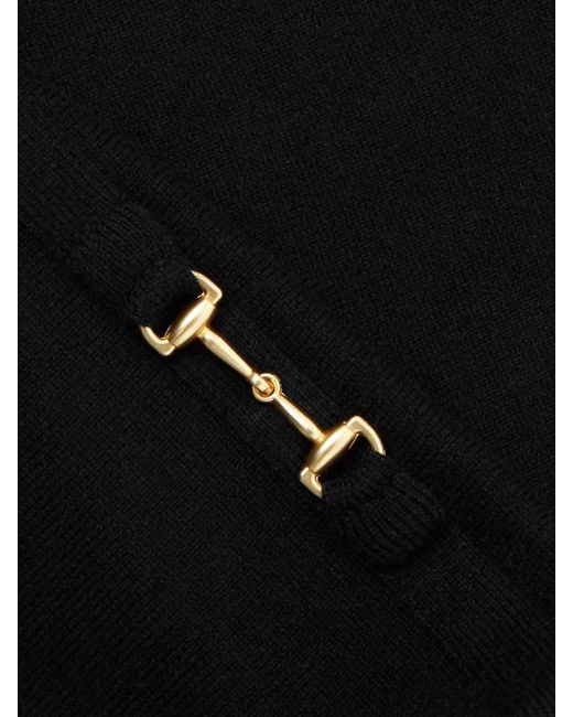 Mini-Robe À Col Roulé En Laine Et Cachemire Mélangés À Ceinture Aly Rixo en coloris Black