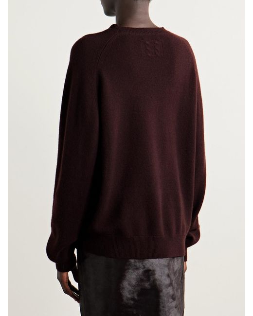 Nili Lotan Purple Trisha Cashmere Sweater