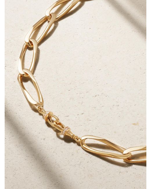 Marie Lichtenberg Natural Gourmette 18-Karat Diamond Necklace