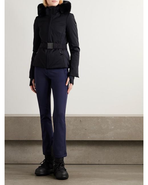 Goldbergh Blue Pippa Belted Flared Ski Pants