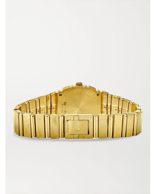 Stephanie Windsor Metallic Piaget Vintage 1980S Polo 24Mm 18-Karat Watch, Ref. No. 761C701 (Fits Up To 6.1' Wrist)
