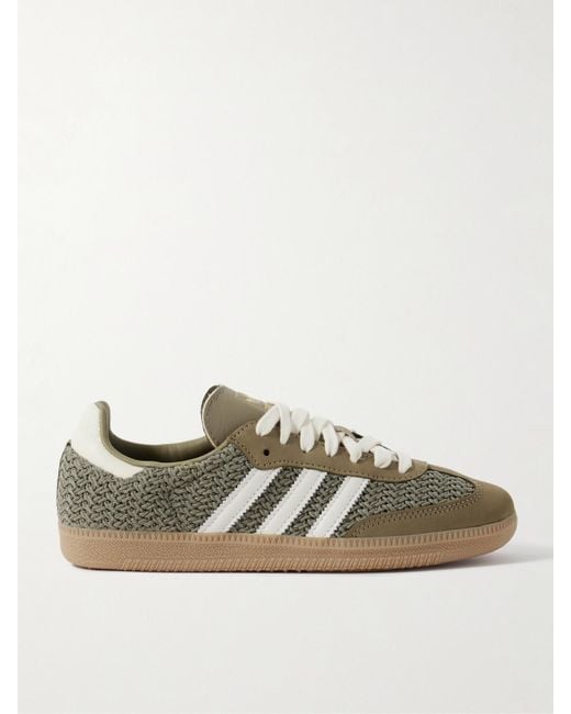 Adidas Originals Multicolor Samba Og Sneakers Aus Häkelmaterial Mit Leder- Und Velourslederbesätzen