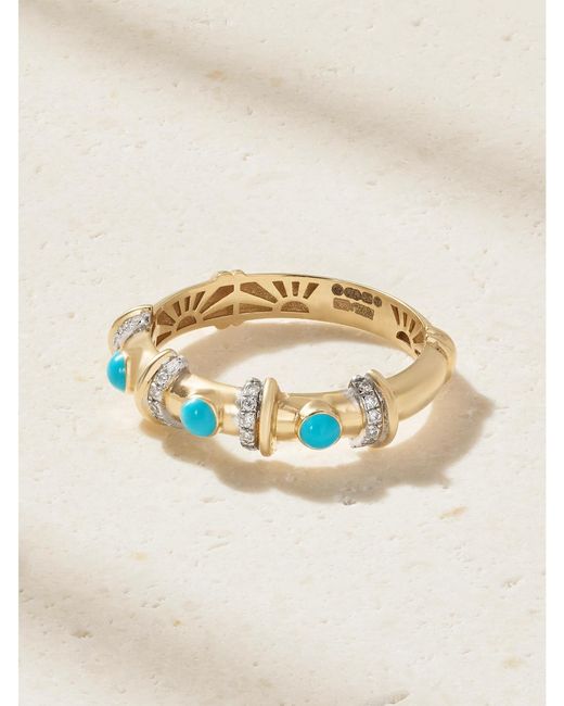 L'Atelier Nawbar Natural Milky Way 18-Karat, And Diamond Ring