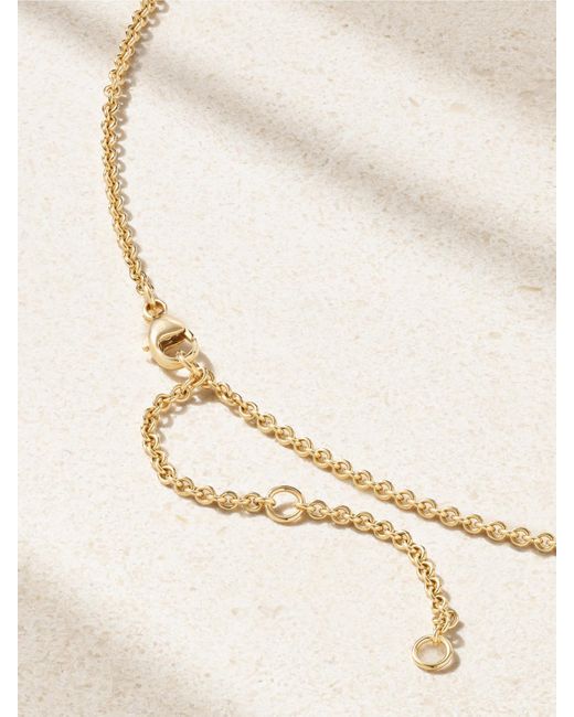 De Beers London Natural Talisman Medal Large 18-Karat Diamond Necklace