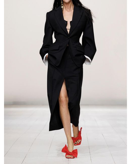 Givenchy Black Wool And Mohair-Blend Jacket