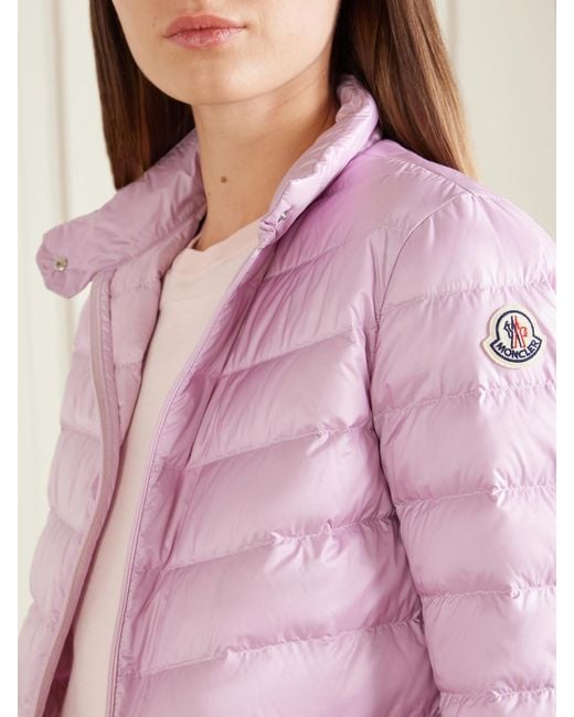 Moncler Pink Lans Down Jacket