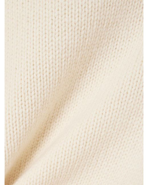 Rohe Natural Pullover Aus Einer Woll-Kaschmirmischung Mit Cut-Outs