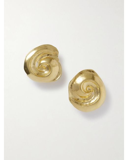YSSO Metallic Cote-Plated Earrings