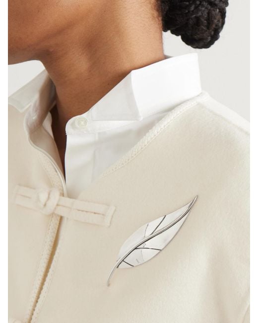 Sophie Buhai Natural Leaf Brooch