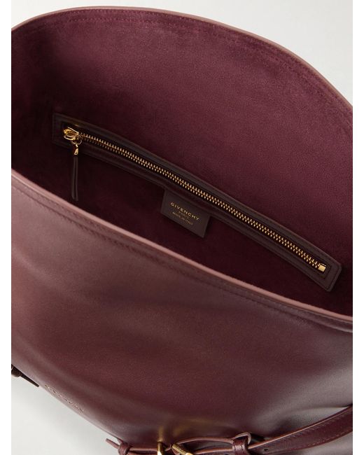 Givenchy White Voyou Medium Leather Shoulder Bag