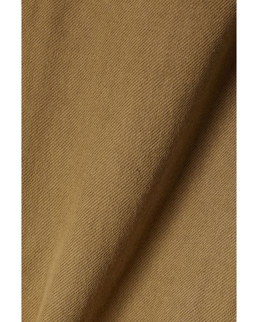 Vince Natural Cotton, Lyocell And Linen-Blend Twill Straight-Leg Pants