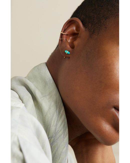 Melissa Joy Manning Blue 14-Karat Recycled Earrings