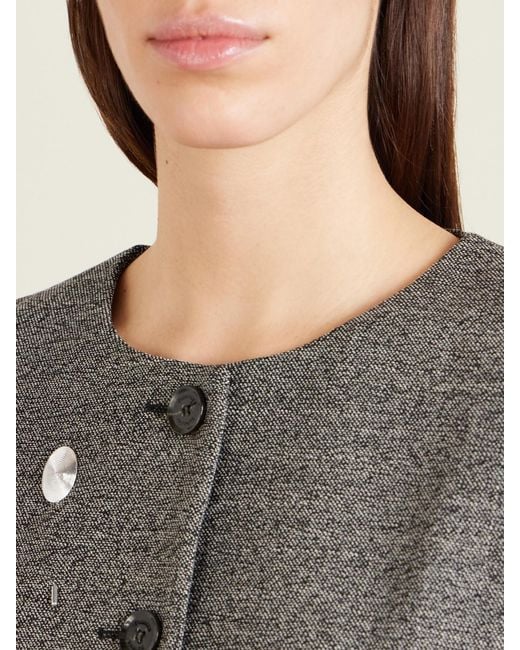 LIE STUDIO White The Elo-Plated Brooch