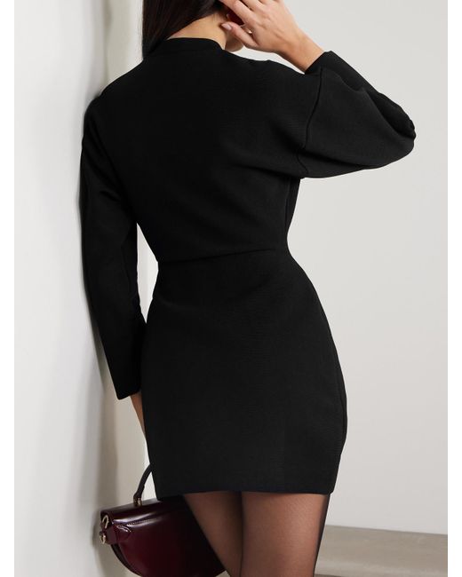 Wardrobe NYC Black Rhw Ponte Mini Dress