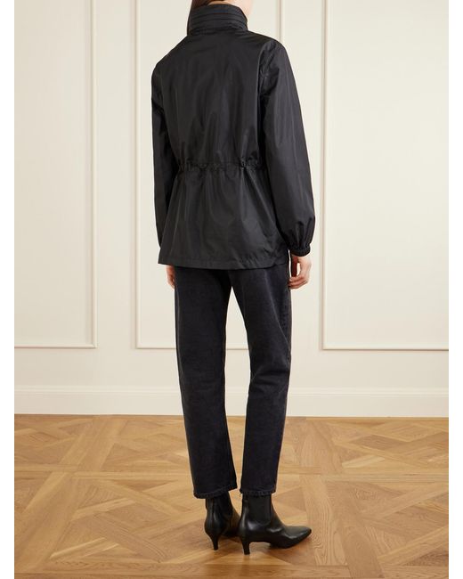 Burberry Black Hooded Shell Jacket