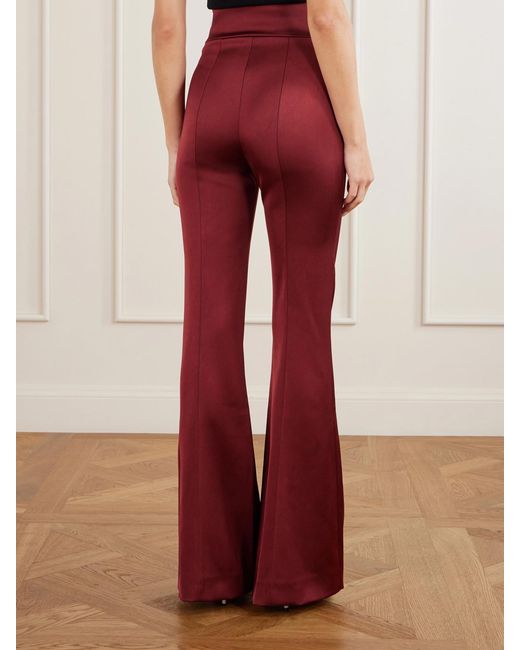 Galvan Satin Flared Pants