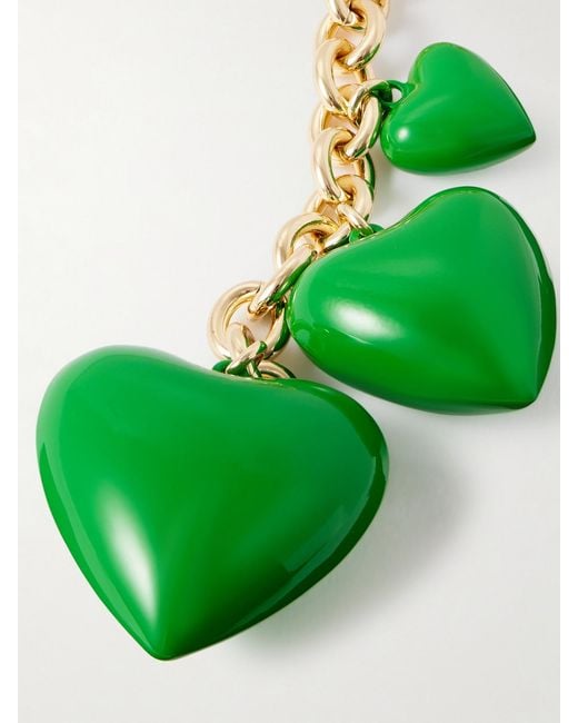 Roxanne Assoulin Green The Happy-Tone And Enamel Bag Charm