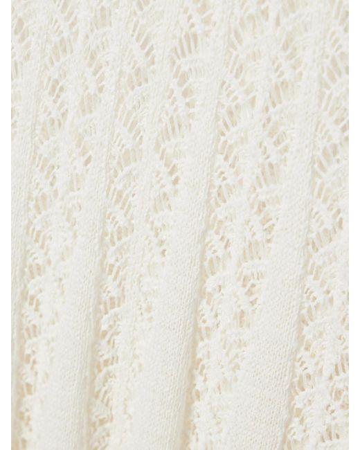 Zimmermann White Wylie Maxikleid Aus Baumwolle