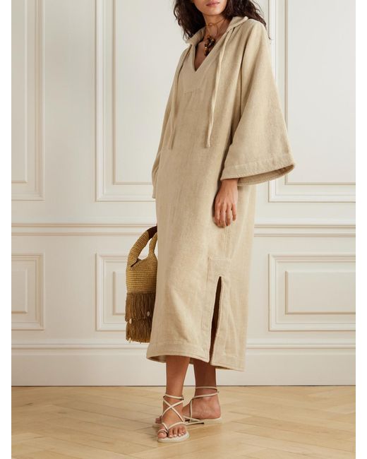 Lisa Marie Fernandez Natural Cotton-Terry Coverup