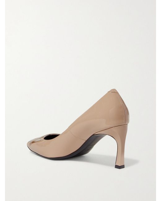 Roger Vivier Multicolor Belle Vivier Trompette 70 Patent-Leather Pumps