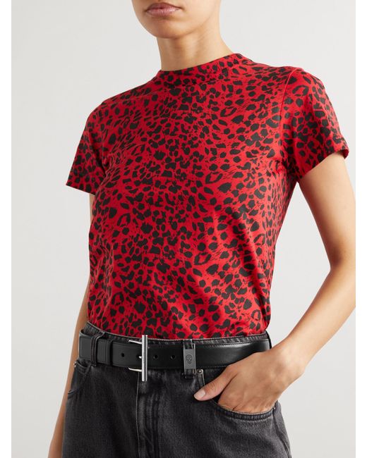 Alexander McQueen Black T-Bar Gürtel Aus Leder