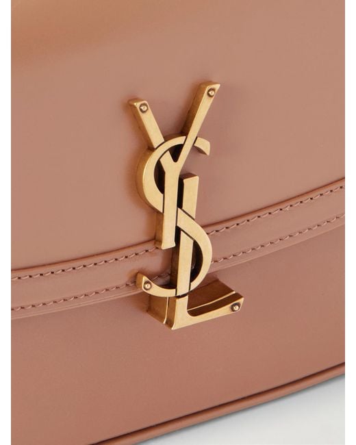 Saint Laurent Natural Solferino Mini Schultertasche Aus Leder