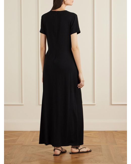 Veronica de Piante Black Harper Jersey Maxi Dress