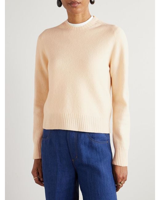 Jil Sander Natural Wool Sweater