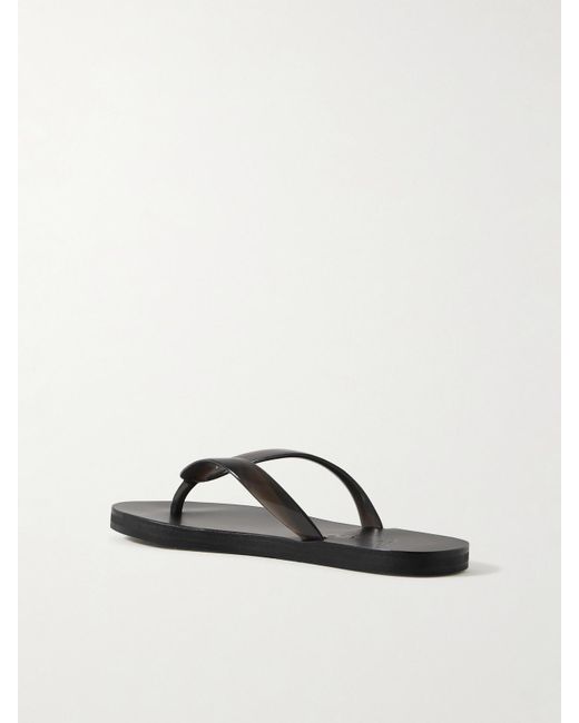 Ancient Greek Sandals Black Saionara Jelly Pvc Flip Flops