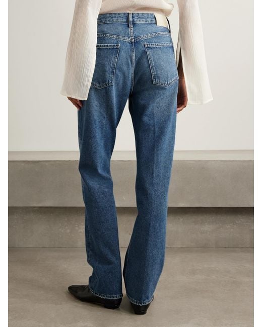 Citizens of Humanity Blue Zurie High-Rise Straight-Leg Jeans