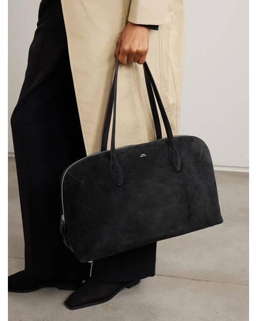 Totême  Black Day Suede Tote