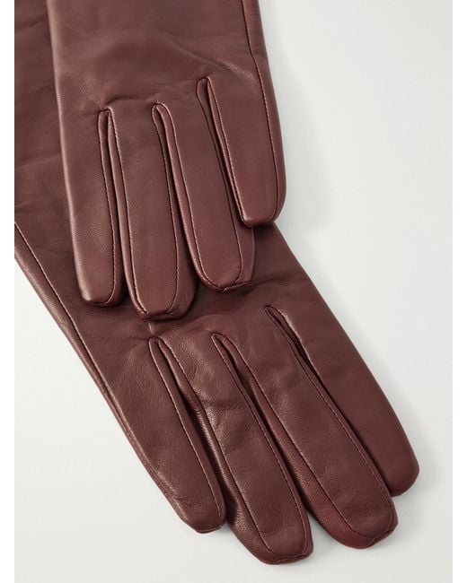 arch4 Purple The Tour Leather Gloves