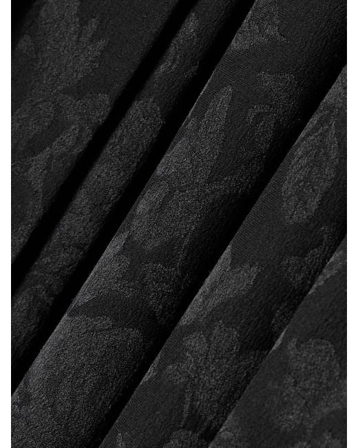 Chloé Silk-Jacquard Midi Skirt in Black | Lyst UK