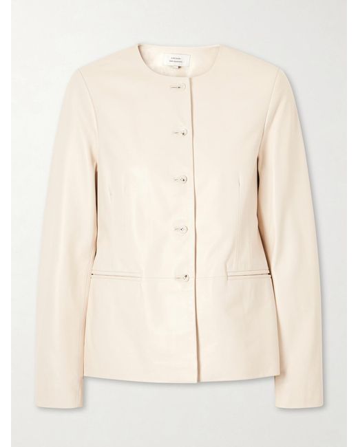 Loulou de Saison Natural Adea Leather Jacket